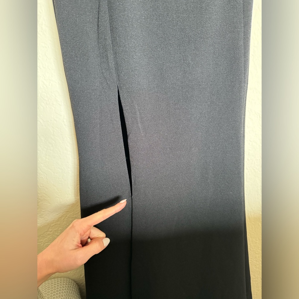 Dress the Population Black One-Shoulder Maxi Dress - Picture 8 of 11